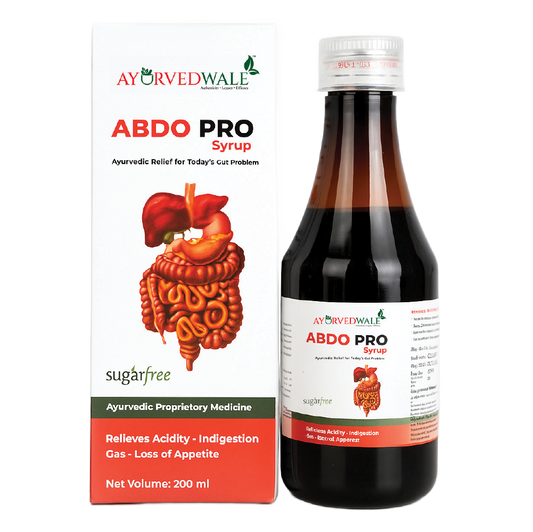 Ayurvedwale ABDO PRO Syrup (Sugar-Free, 200ml)