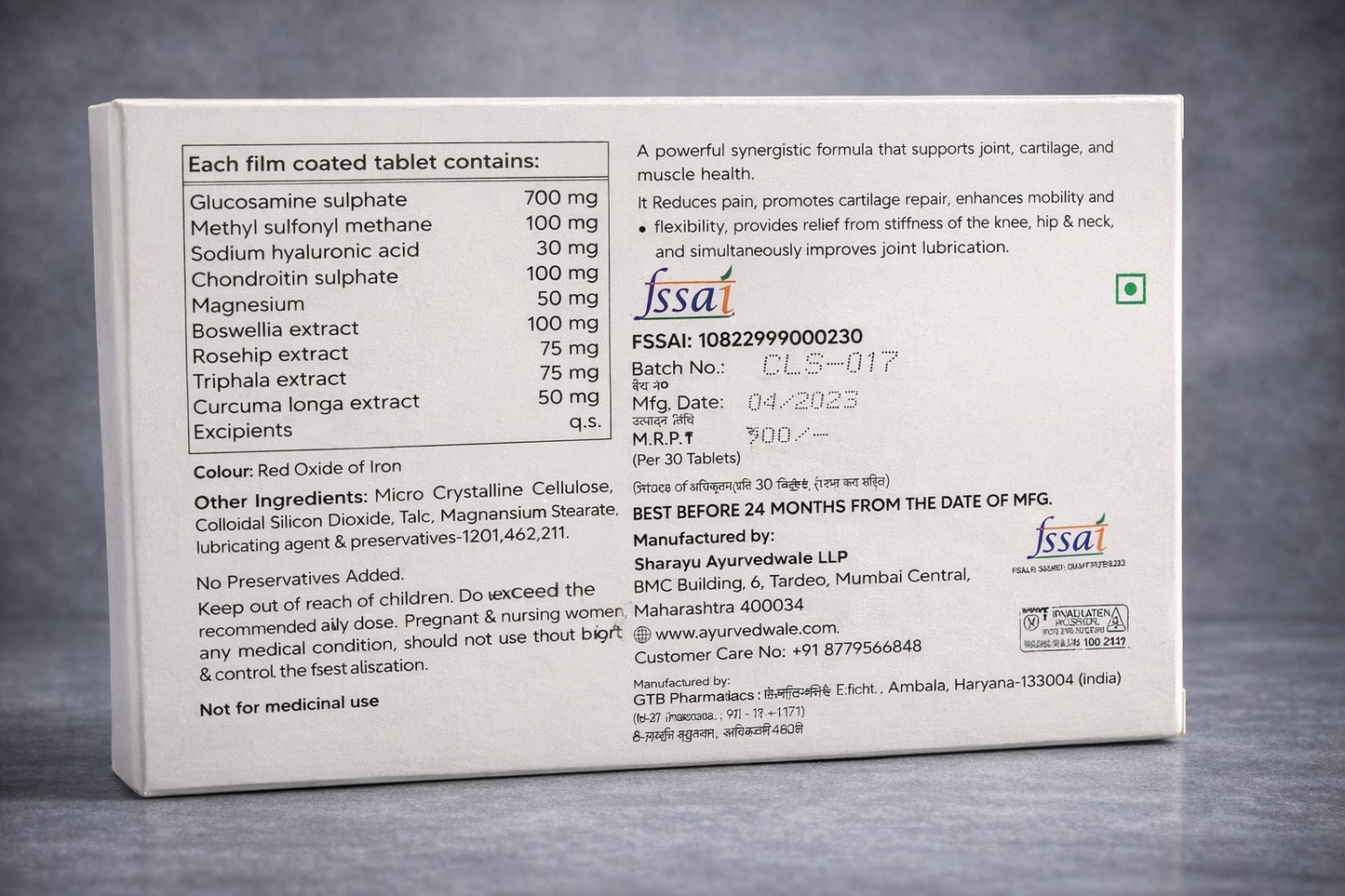 Ayurvedwale Hybrid Joint Relief Tablets
